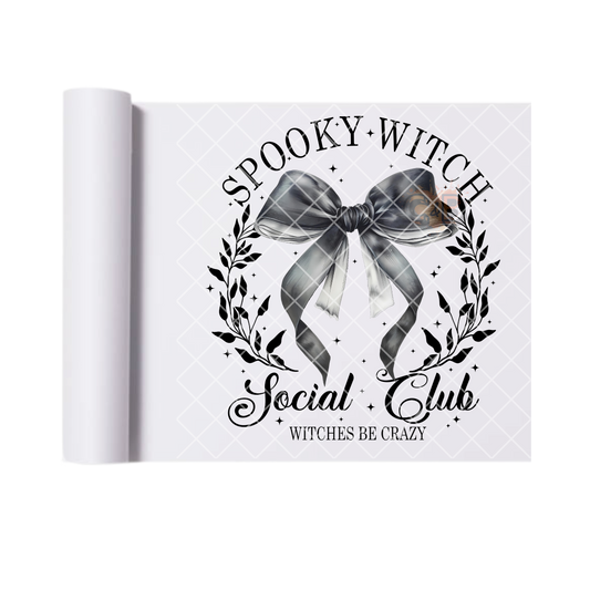 Spooky Witch Social Club DTF Transfer