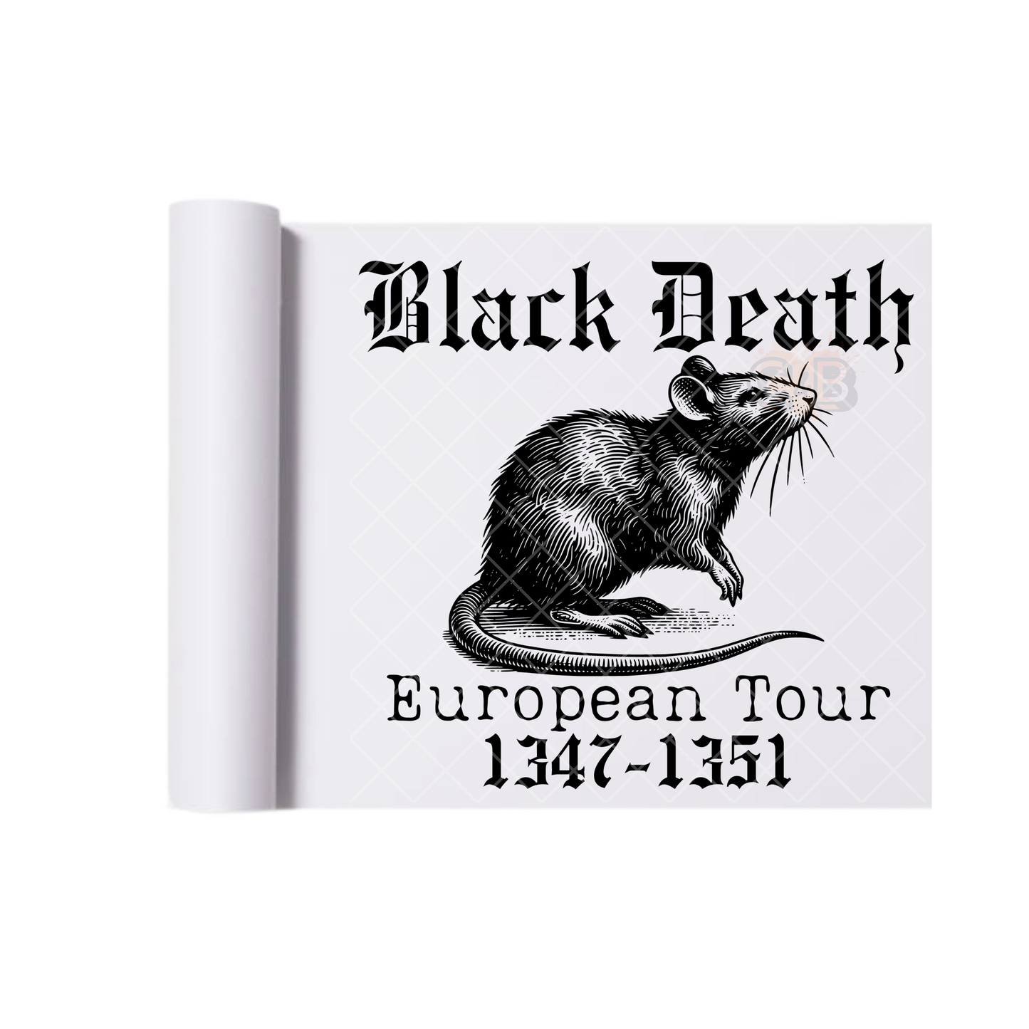 Black Death Tour DTF Transfer