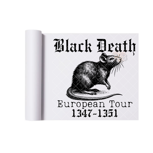 Black Death Tour DTF Transfer