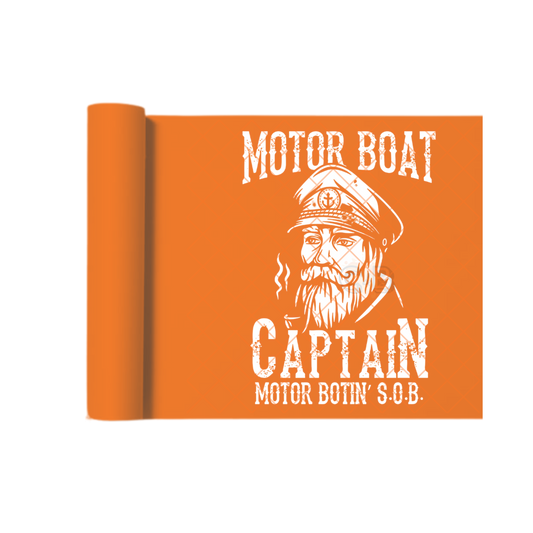 Motor Boat Captain DTF Transfer