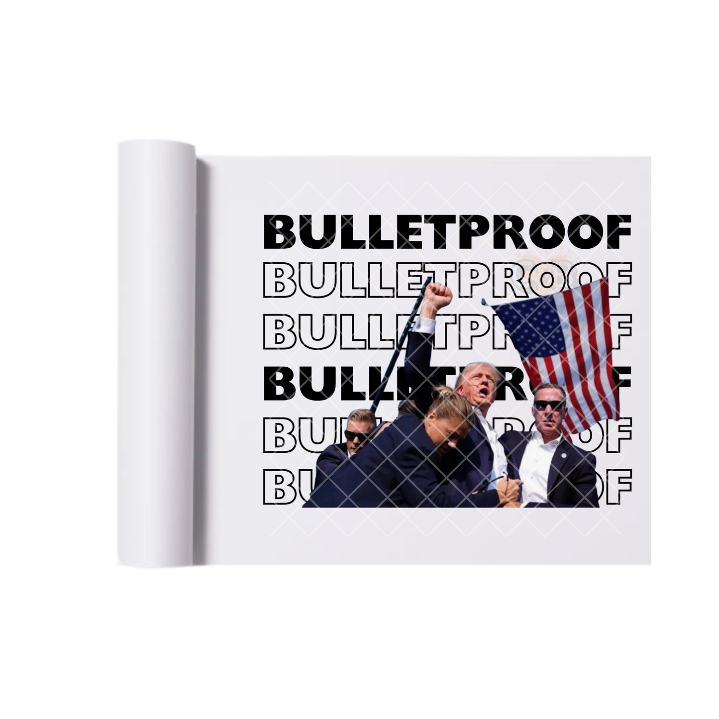 Bulletproof Trump DTF Transfer