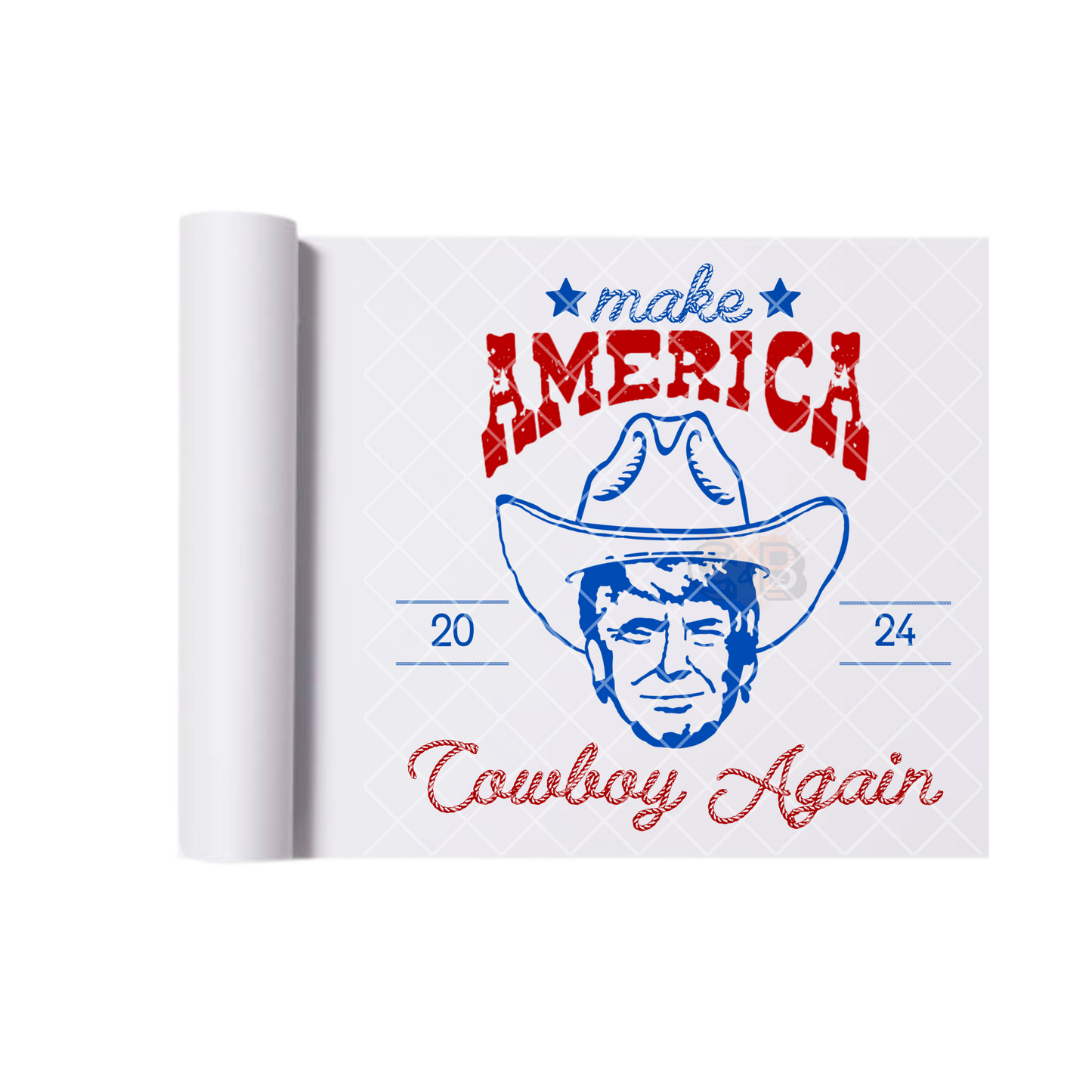 Make America Cowboy Again DTF Transfer