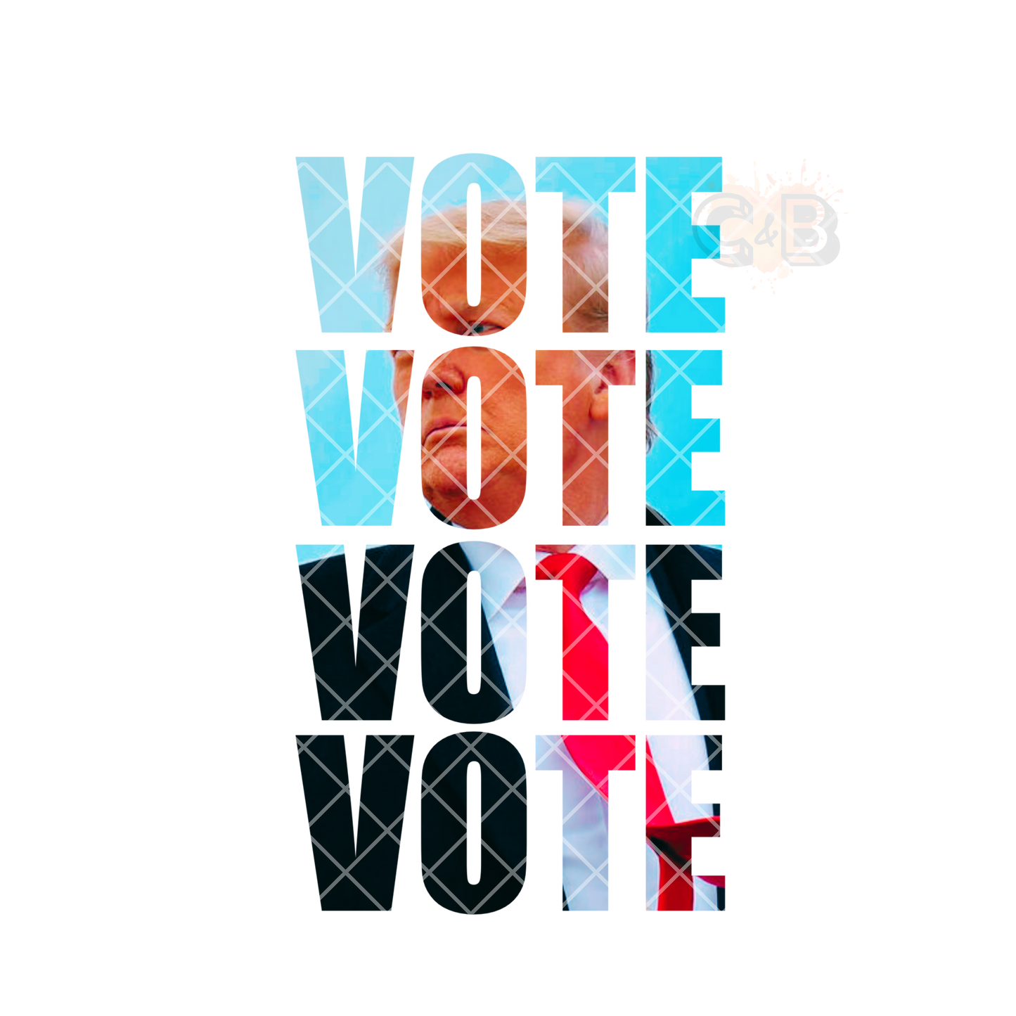 VOTE VOTE VOTE VOTE Trump PNG Set