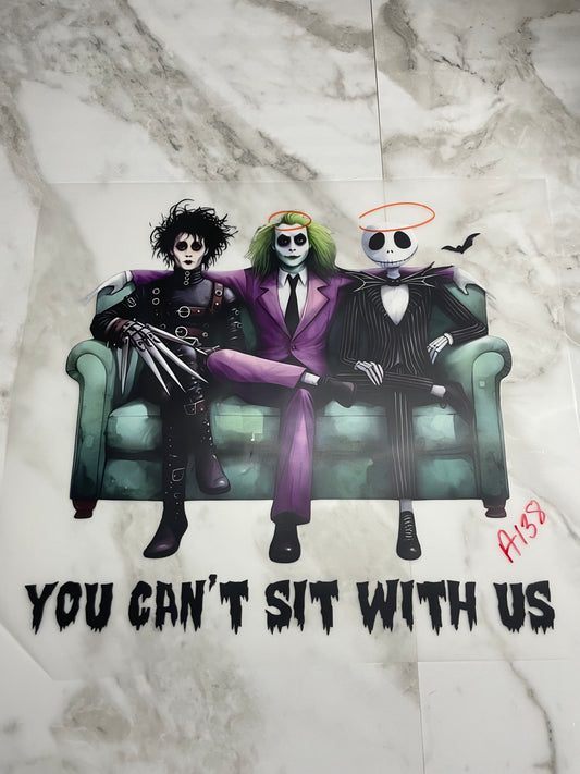 You cant sit with us #A138 Discount Print