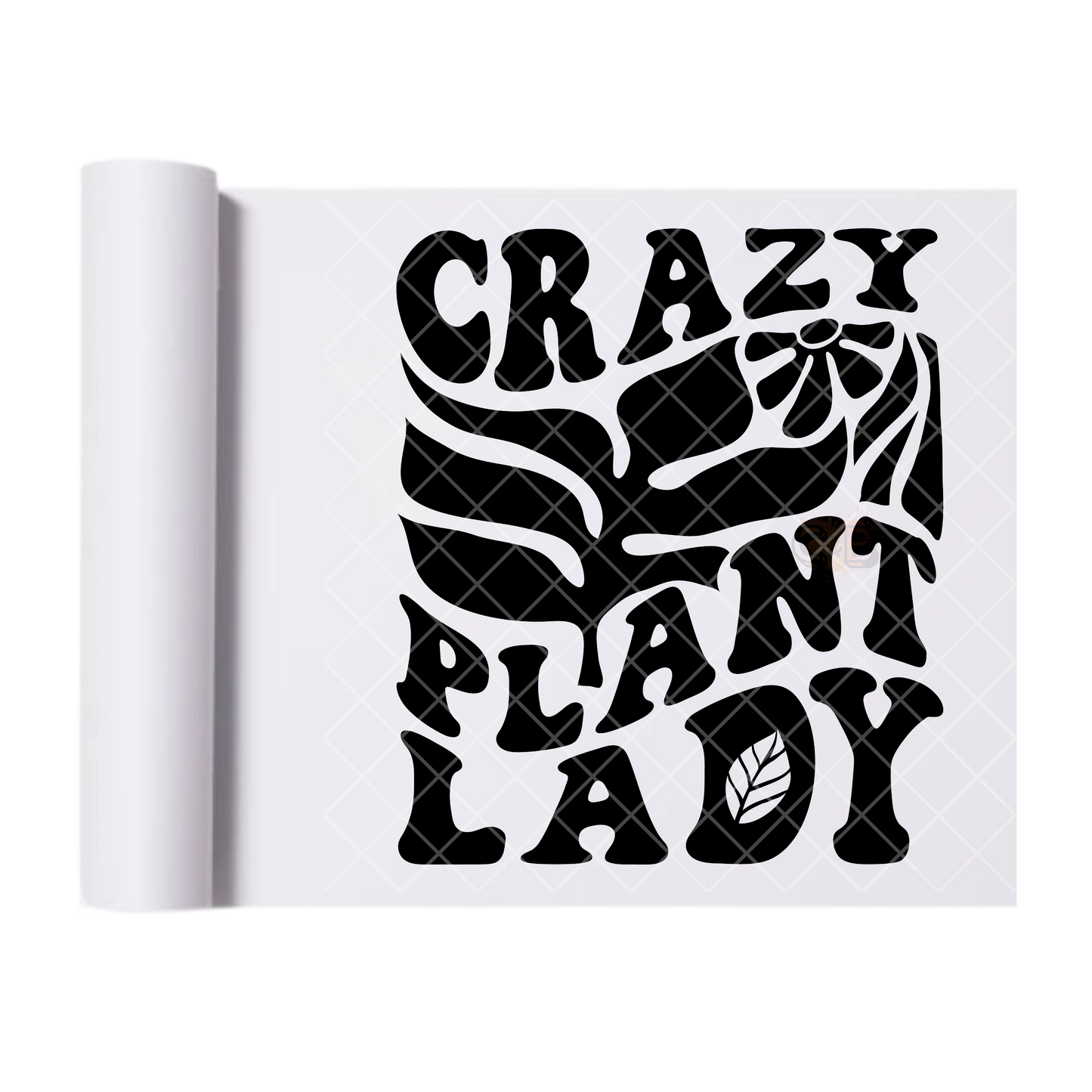 Plant Lady - Direct Print Film Transfer for T-Shirts, Cotton, Polyester & Blends - High-Quality Print