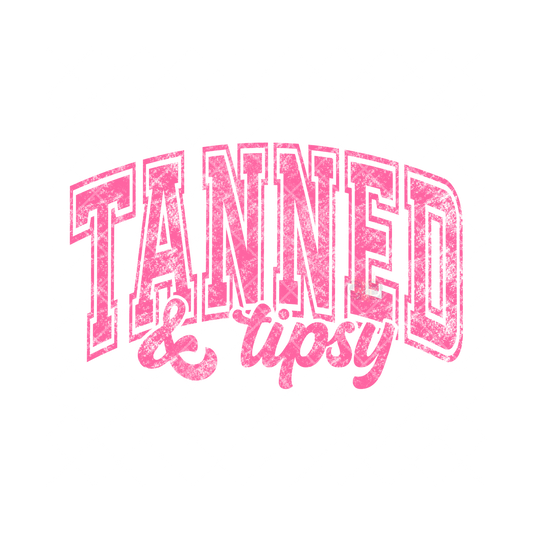 Tanned For Summer Pink PNG