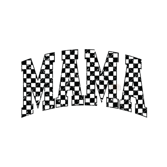 Mama Checkered PNG