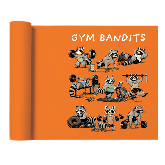 Gym Bandits Club - Direct Print Film Transfer for T-Shirts, Cotton, Polyester & Blends - High-Quality Print