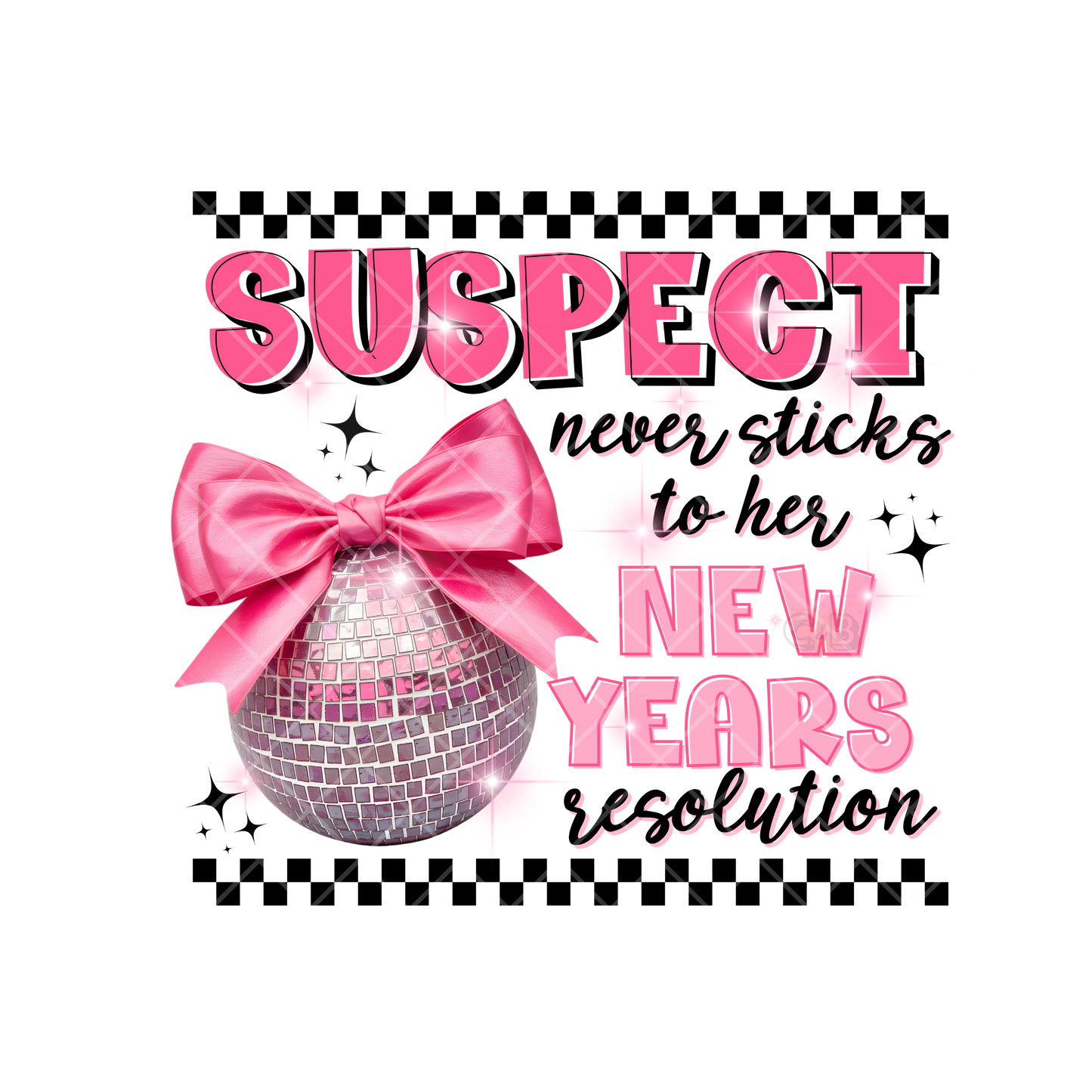 Suspect New Years Resolution PNG File