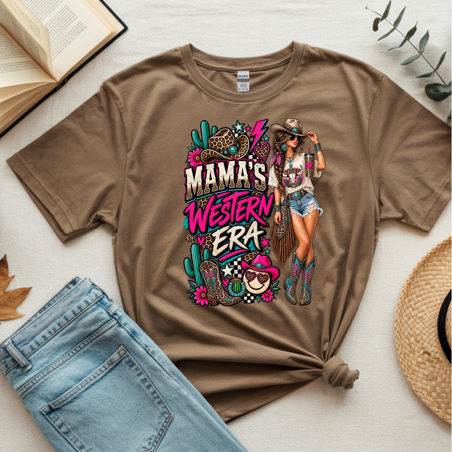 Mama's Western Era - Premium Graphic T-Shirt for Casual Wear