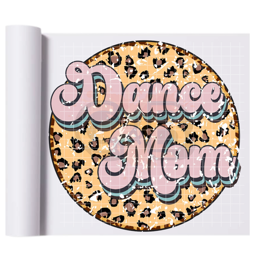 Dance Mom Cheetah Print DTF Transfer