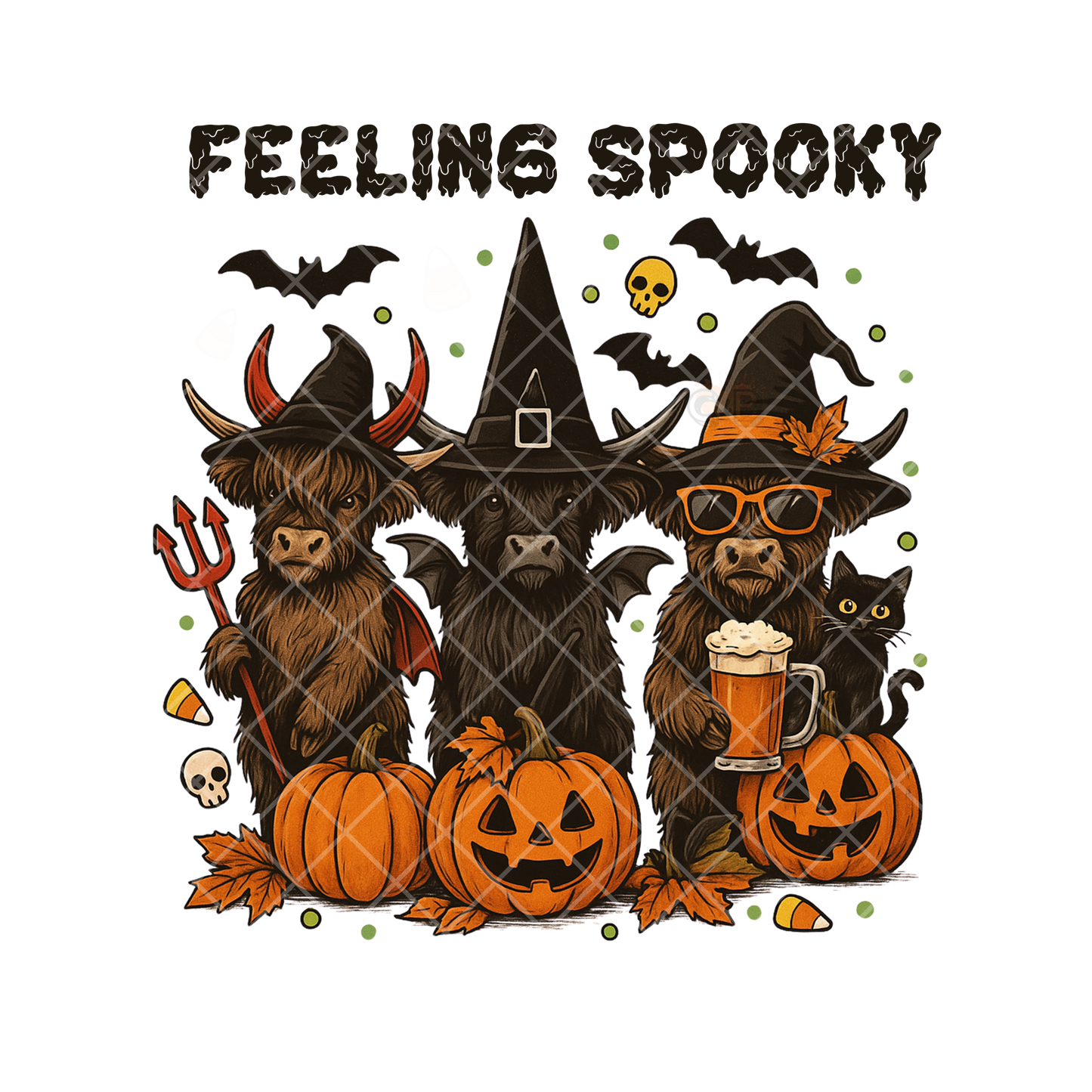 Feeling Spooky PNG File