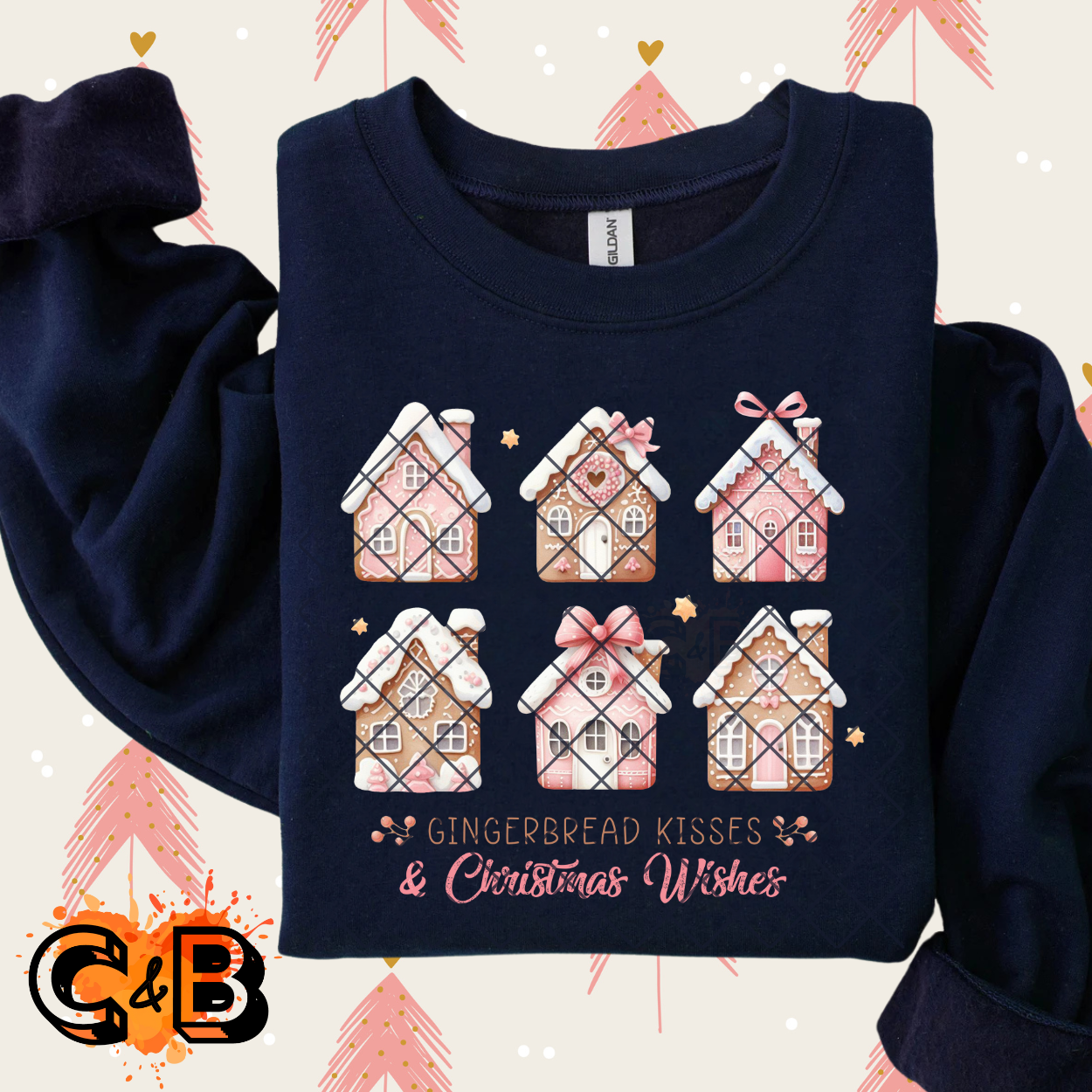 Christmas Gingerbread Houses T-Shirt