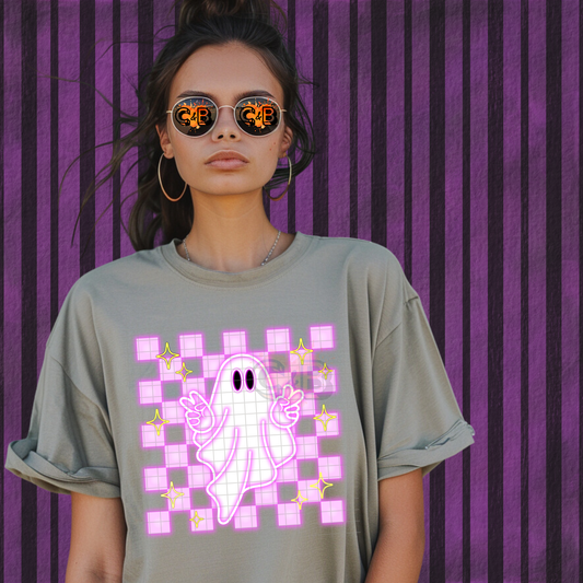 Pink Ghost Neon T-Shirt