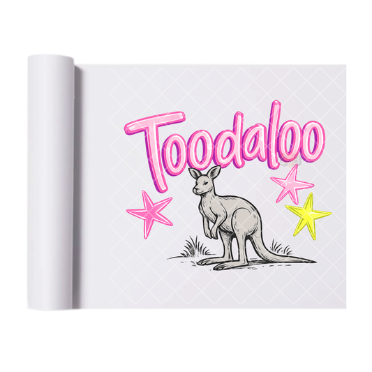 Todaloo Kangaroo - Direct Transfer Print, Ready To Press For T-Shirts, Cotton, Polyester & Blends - Tshirt Business Quality