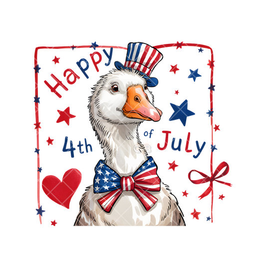 Happy 4th Of July Duck PNG