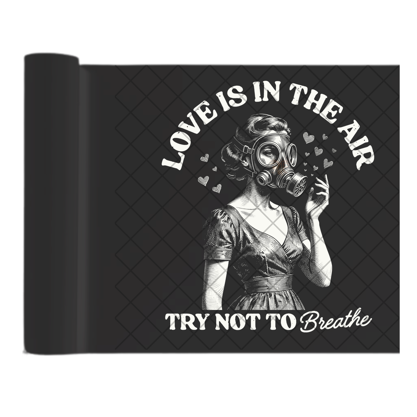 Love Is In The Air - Direct Transfer Print, Ready To Press For T-Shirts, Cotton, Polyester & Blends - Tshirt Business Quality