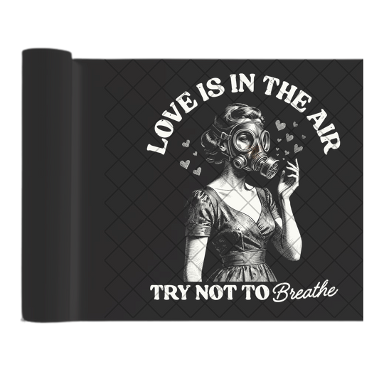 Love Is In The Air - Direct Transfer Print, Ready To Press For T-Shirts, Cotton, Polyester & Blends - Tshirt Business Quality