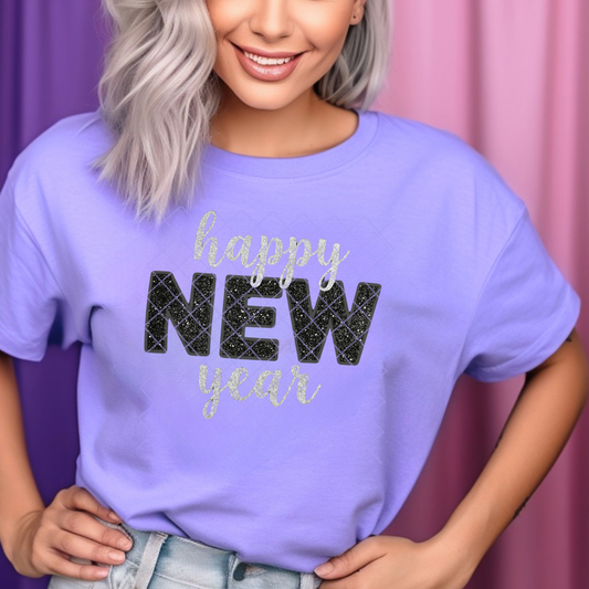 Happy New Year - Premium Graphic T-Shirt for Casual Wear