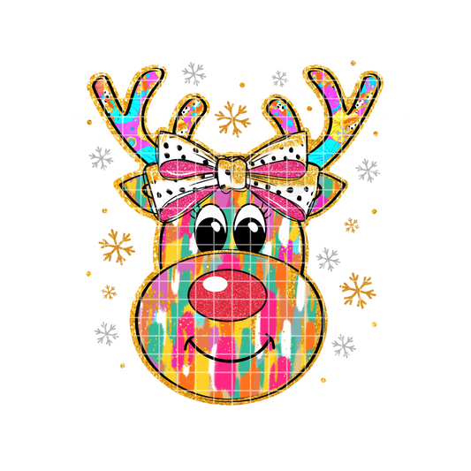 Reindeer Mosaic PNG