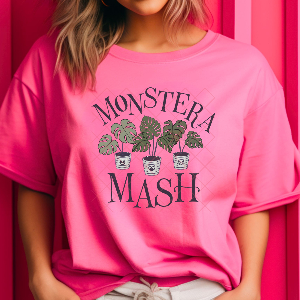 Monstera Mash - Premium Graphic T-Shirt for Casual Wear