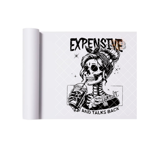 Expensive Difficult & Talks Back DTF Transfer