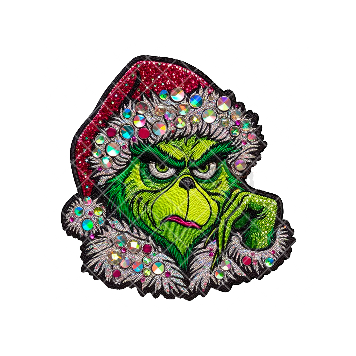 Bejeweled Green Man PNG