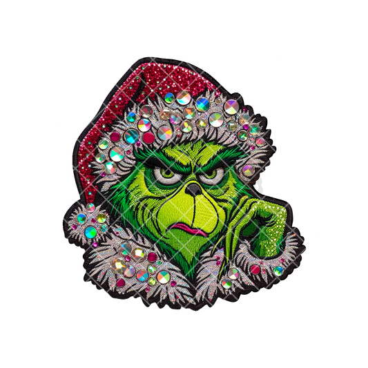 Bejeweled Green Man PNG