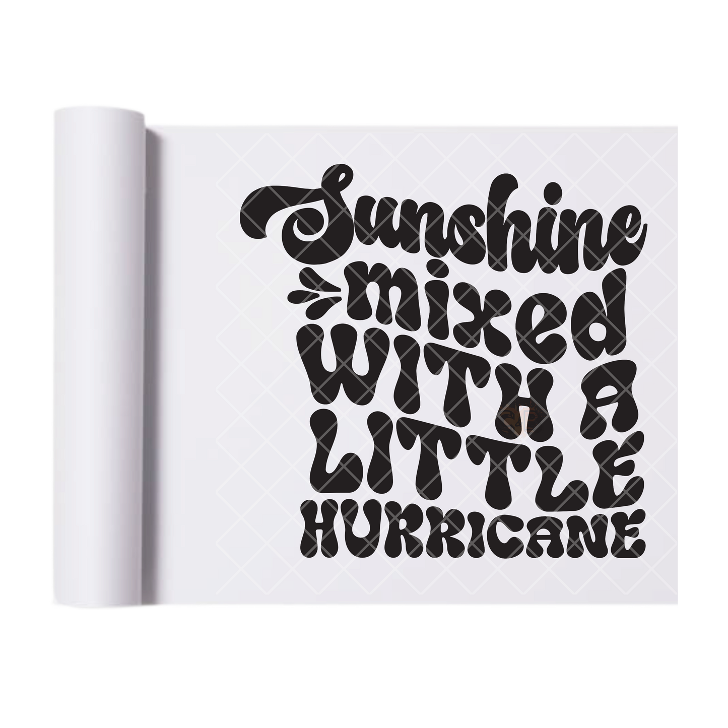 Hurricane Sunshine - Direct Print Film Transfer for T-Shirts, Cotton, Polyester & Blends - High-Quality Print