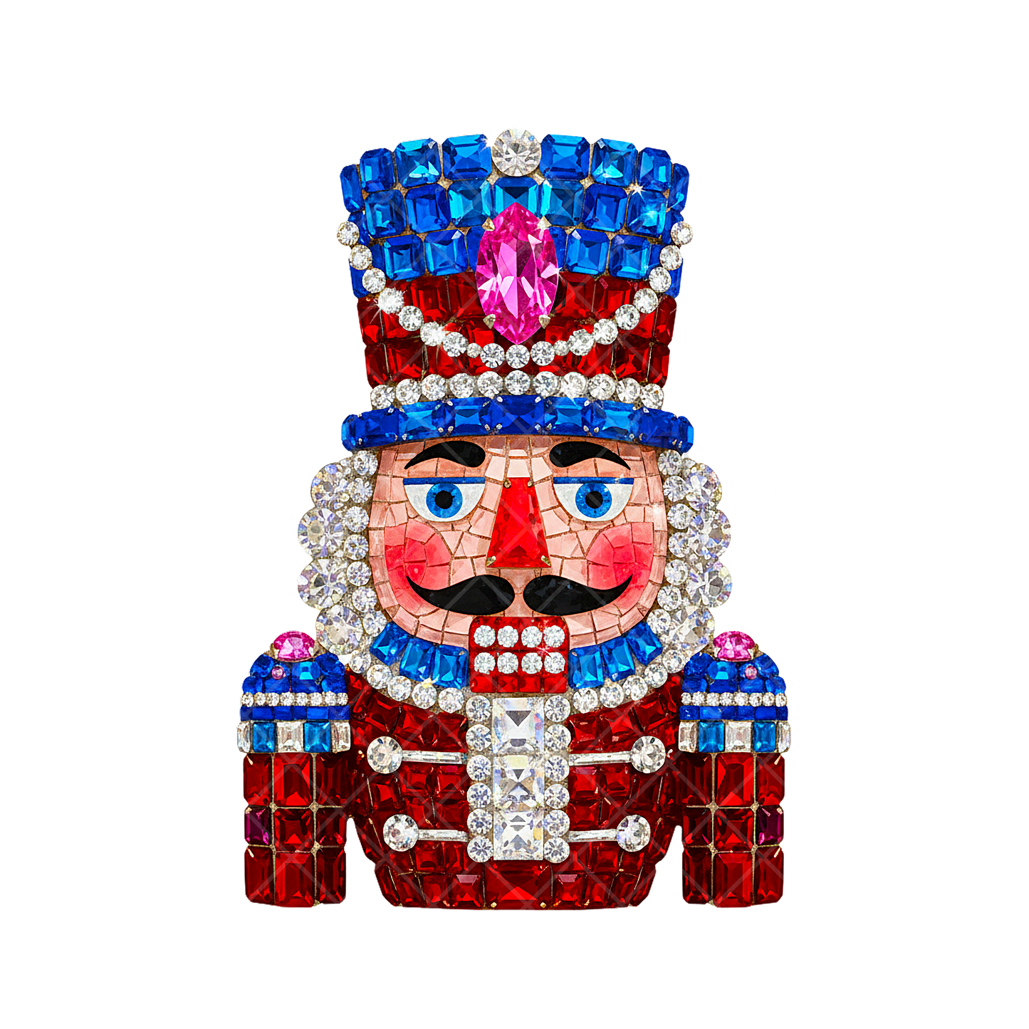 Nut Cracker Faux Jeweled PNG File