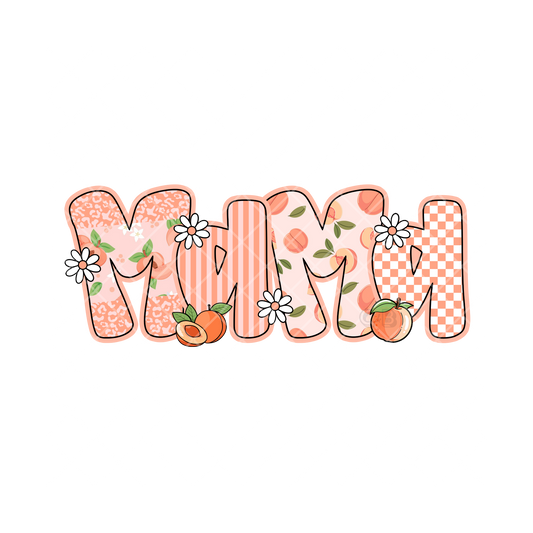 Little Peach Mama PNG