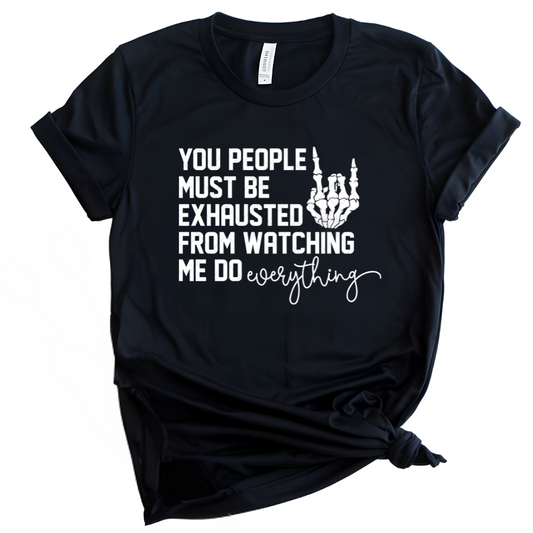 Me Doing Everything - Premium Graphic Trendy T-Shirt for Casual Wear