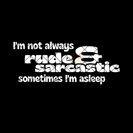 Not rude or sarcastic PNG