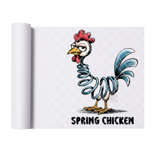 Spring chicken chicken DTF film t shirt transfer