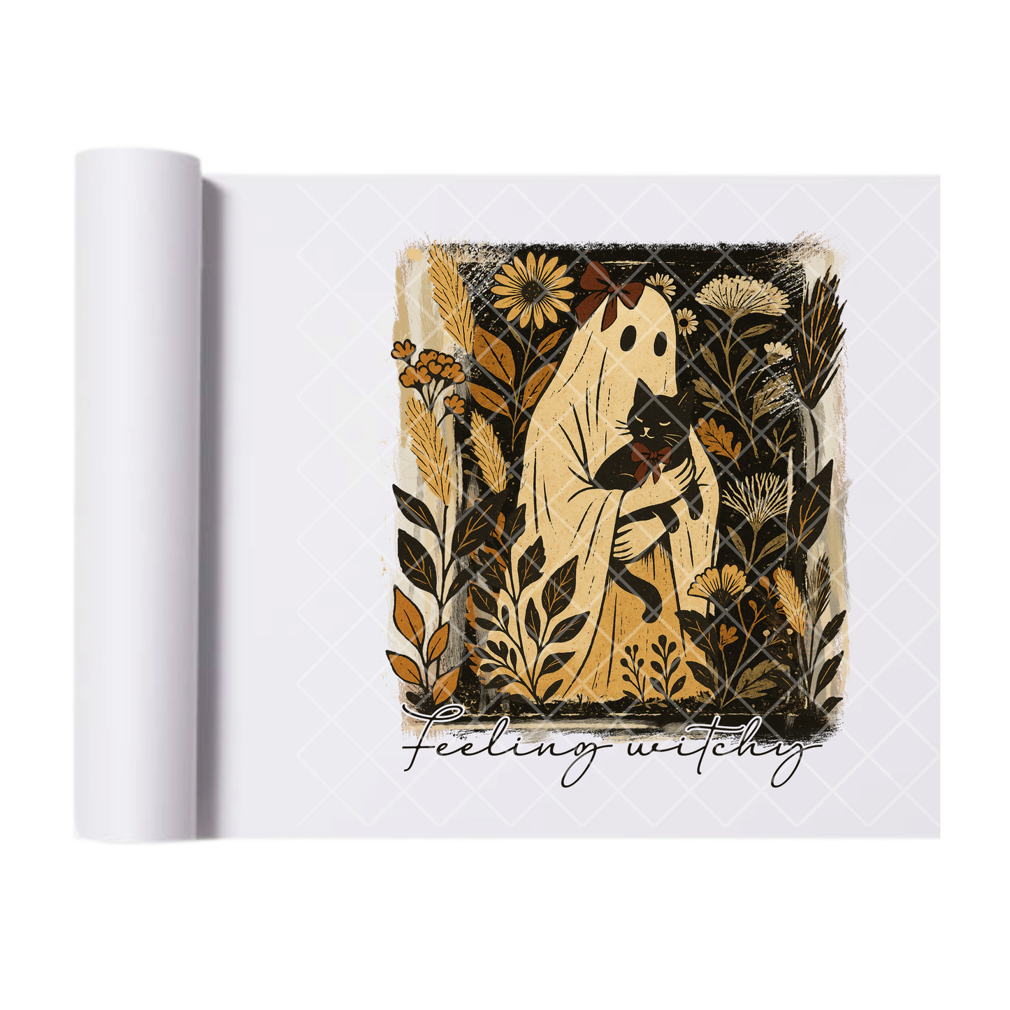 Feeling Witchy - Ready To Press Print Transfer for Apparel, Cotton, Polyester & Blends - High-Quality Print- Commercial Grade
