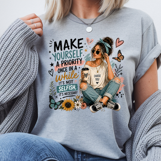 Priority Babe - Premium Graphic T-Shirt for Casual Wear