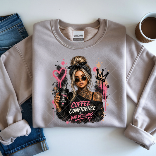 Bad Decisions Babe - Premium Graphic T-Shirt for Casual Wear