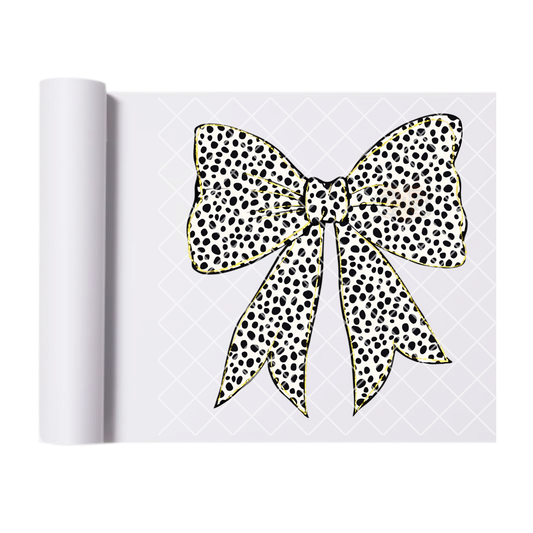 Dotted bow DTF transfer-high quality transfer for printing
