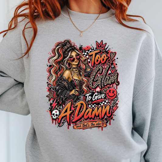 Too Glam Gal - Premium Graphic T-Shirt for Casual Wear