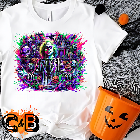 Beetlejuice Paint Explosion T-Shirt