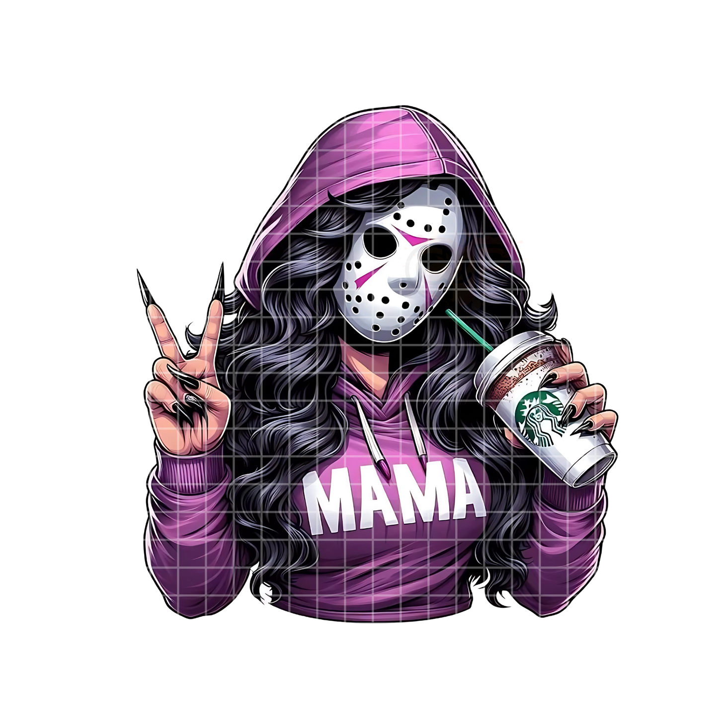 Friday 13th MAMA Black Hair PNG