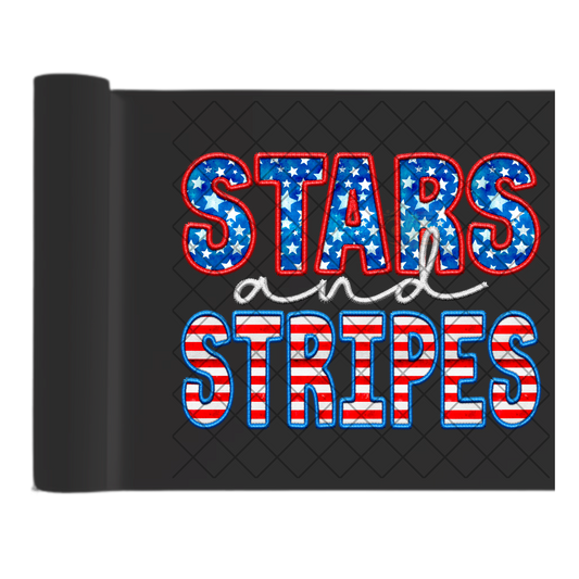 Stars And Stripes DTF Transfer