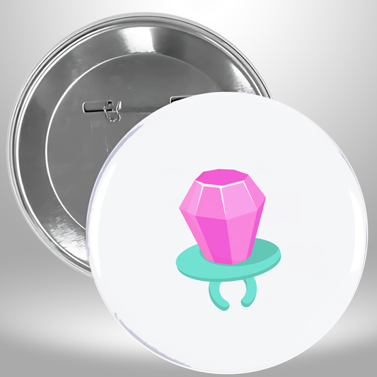 Ring Pop Animation Pinback Button