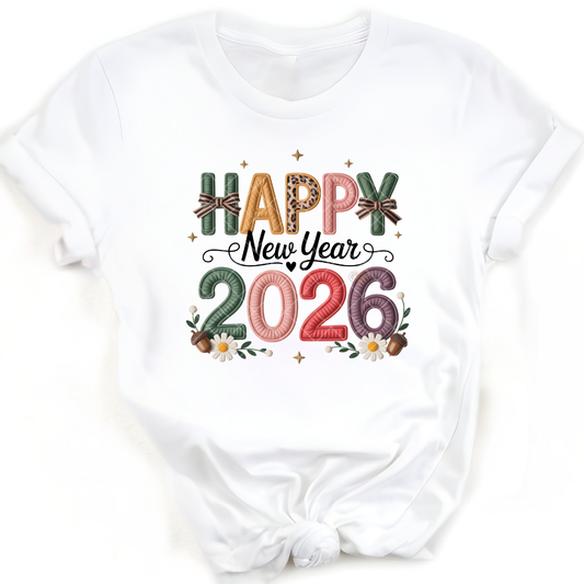 New Year 2026 - Premium Graphic T-Shirt for Casual Wear