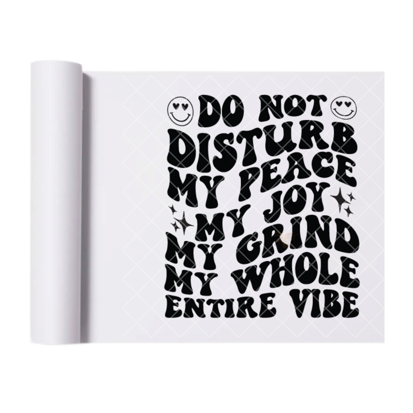 Do Not Disturb - Direct Print Film Transfer for T-Shirts, Cotton, Polyester & Blends - High-Quality Print