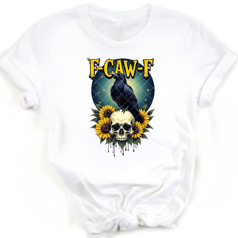Fcawf Crow Sunflowers PNG File