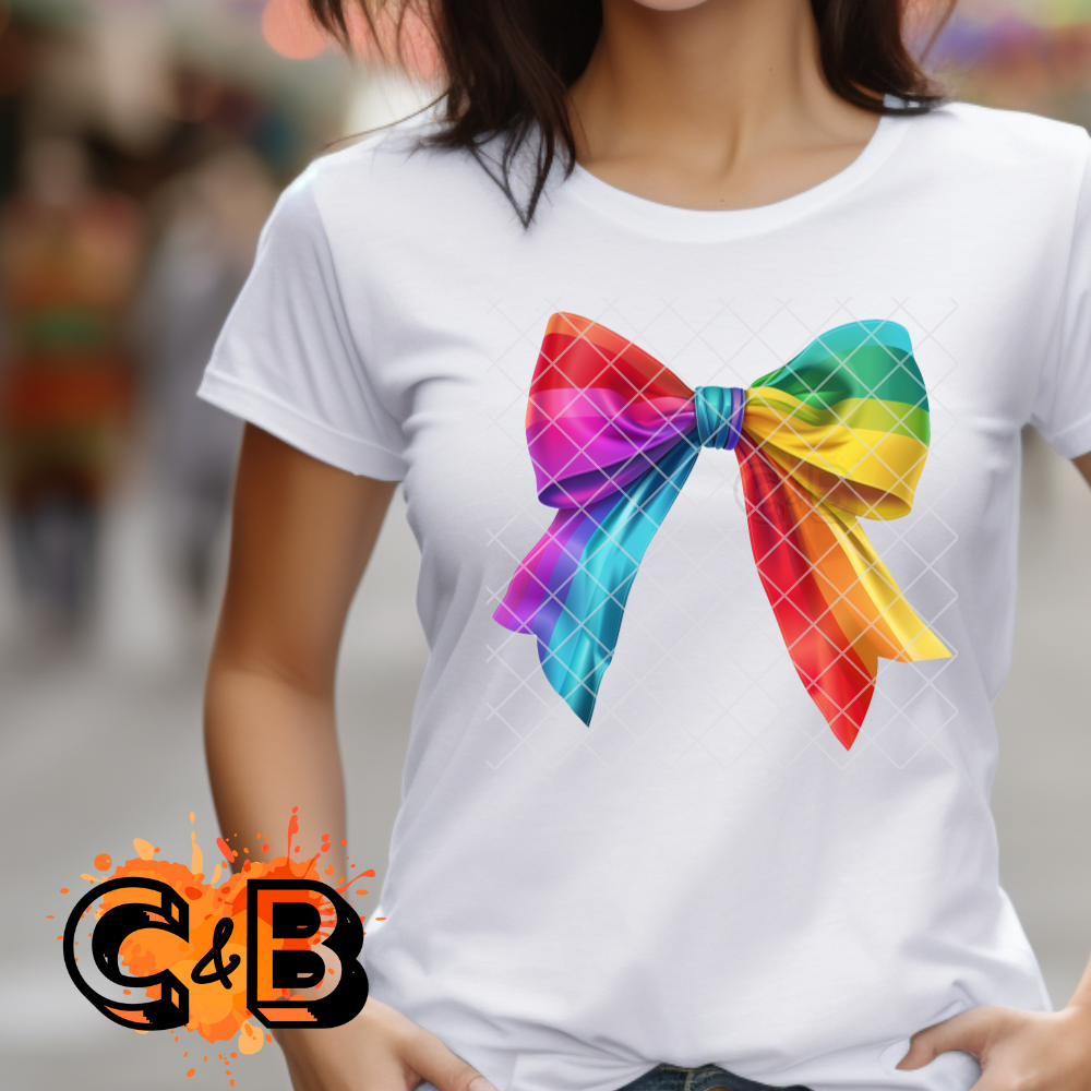 Rainbow bow PNG