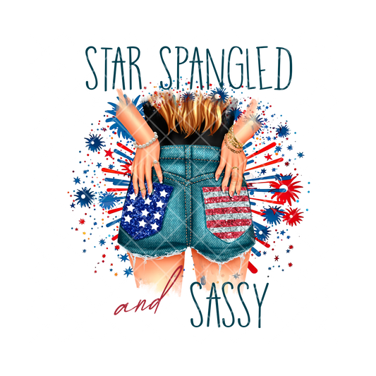 Star Spangled Sassy PNG