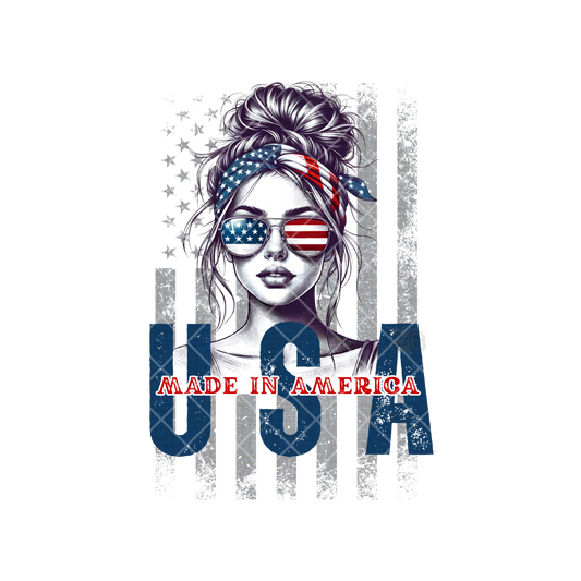 Made In America Babe PNG
