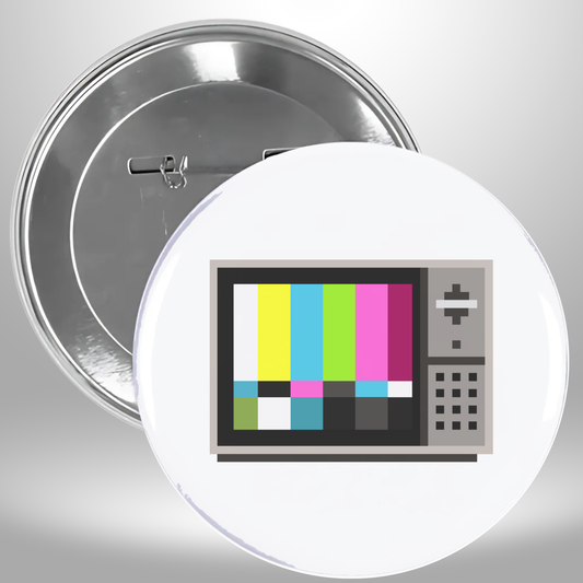 8 Bit Just A Test Pinback Button